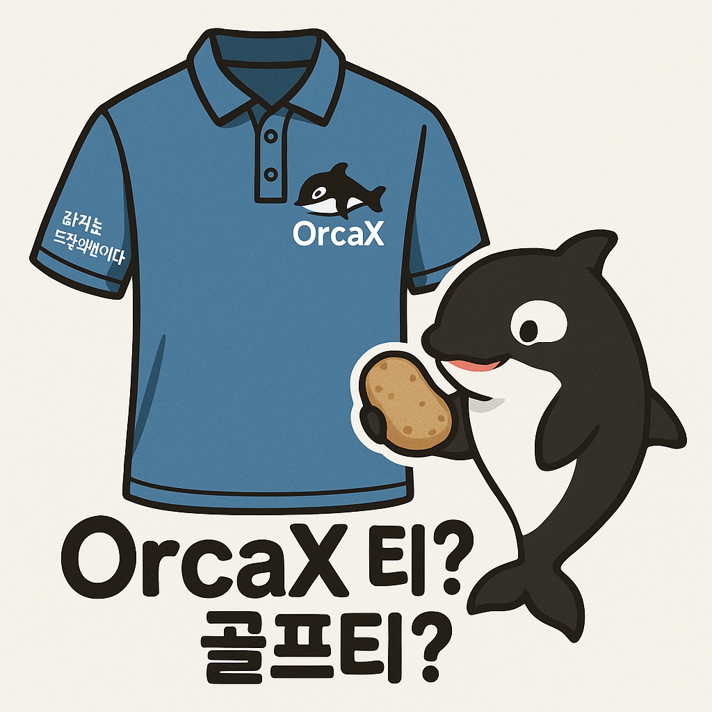 OrcaX 커뮤니티 전용 티셔츠