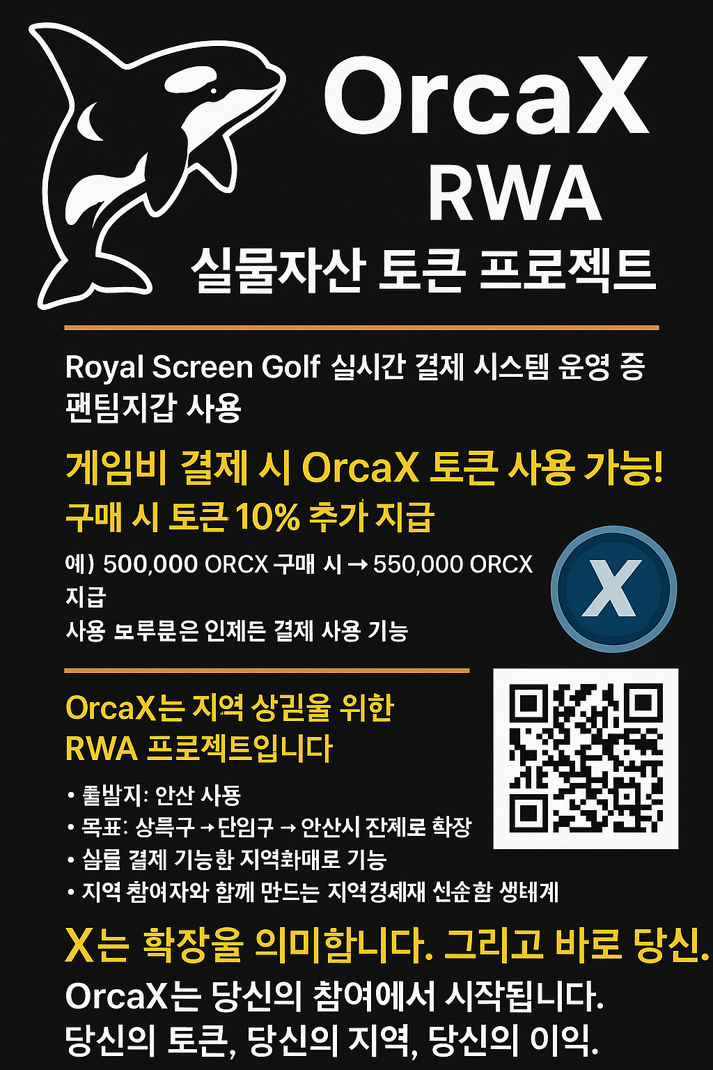 OrcaX NFT 설명 프레젠테이션 이미지