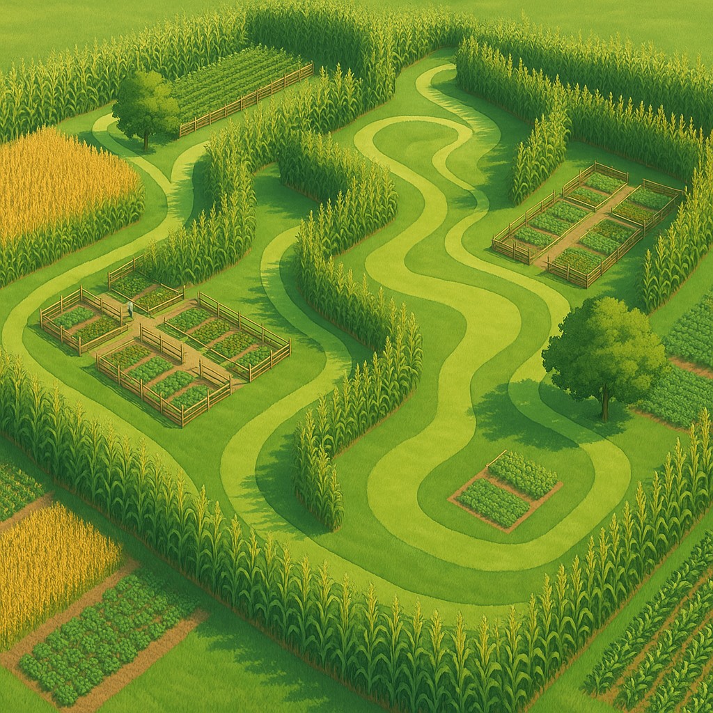 주말농장 파크골프장 조감도